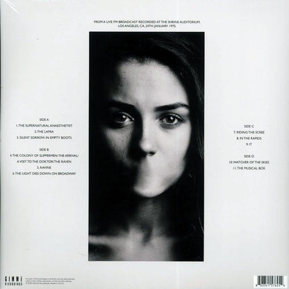 Genesis The Shrine Auditorium Los Angeles 1975 Volume 2 ltd. ed. 2xLP clear Vinyl Record