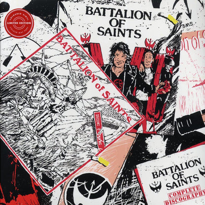 Battalion Of Saints - Complete Discography (ltd. ed.) (3xLP) (red/white/blue vinyl) Vinyl Record