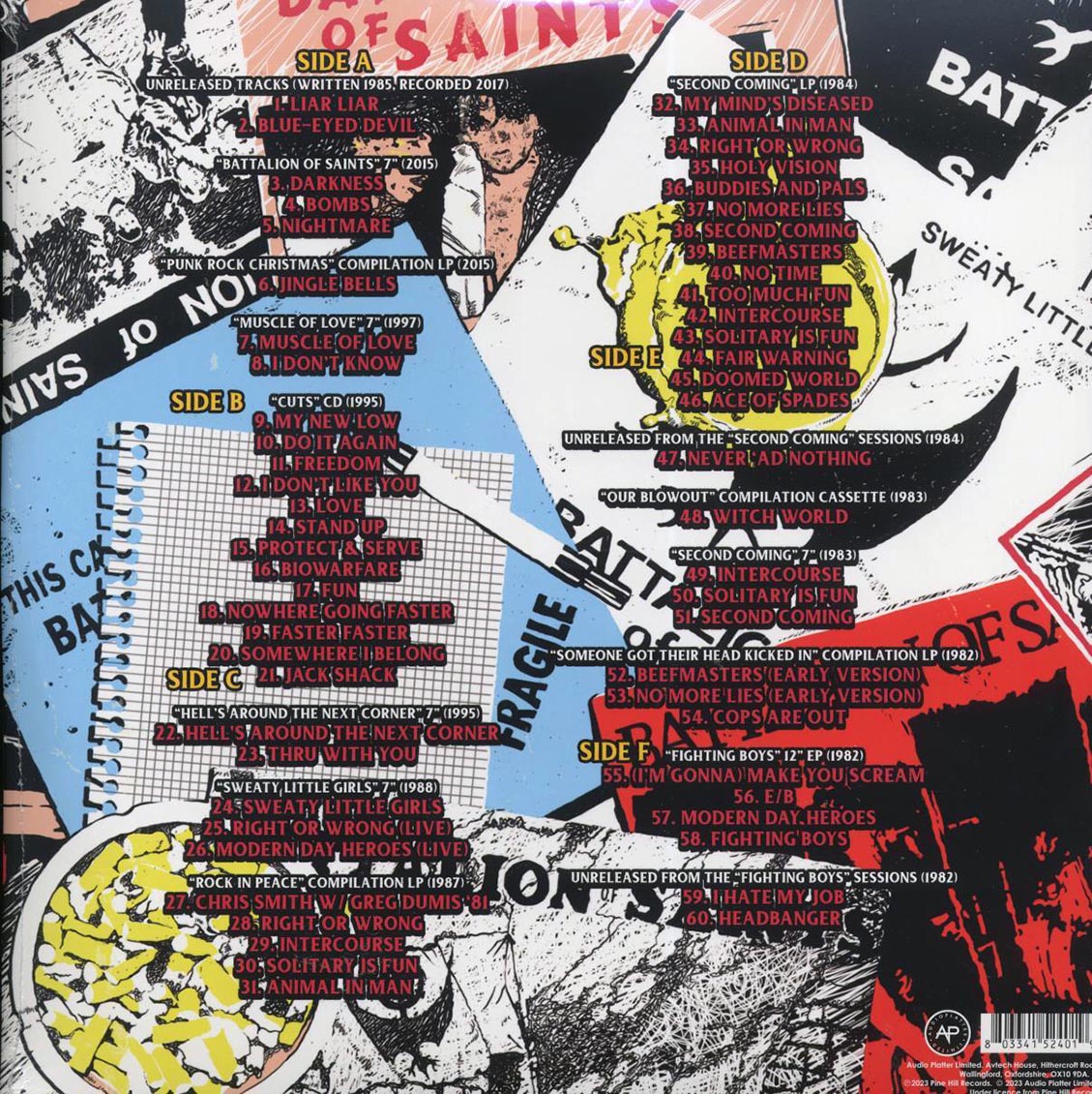 Battalion Of Saints - Complete Discography (ltd. ed.) (3xLP) (red/white/blue vinyl) Vinyl Record