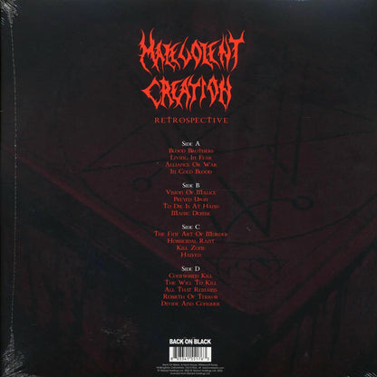 Malevolent Creation - Retrospective (ltd. ed.) (2xLP) (red/black splatter vinyl) Vinyl Record