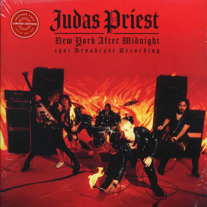 Judas Priest New York After Midnight: 1981 Broadcast Recording ltd. ed. 2xLP red Vinyl Record