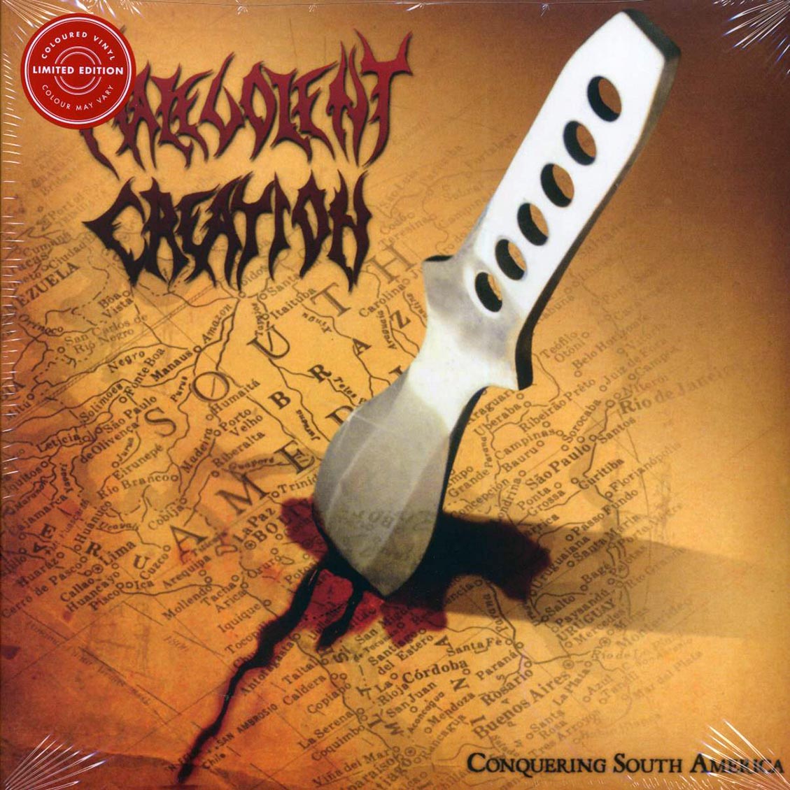 Malevolent Creation - Conquering South America (ltd. ed.) (2xLP) (red vinyl) Vinyl Record