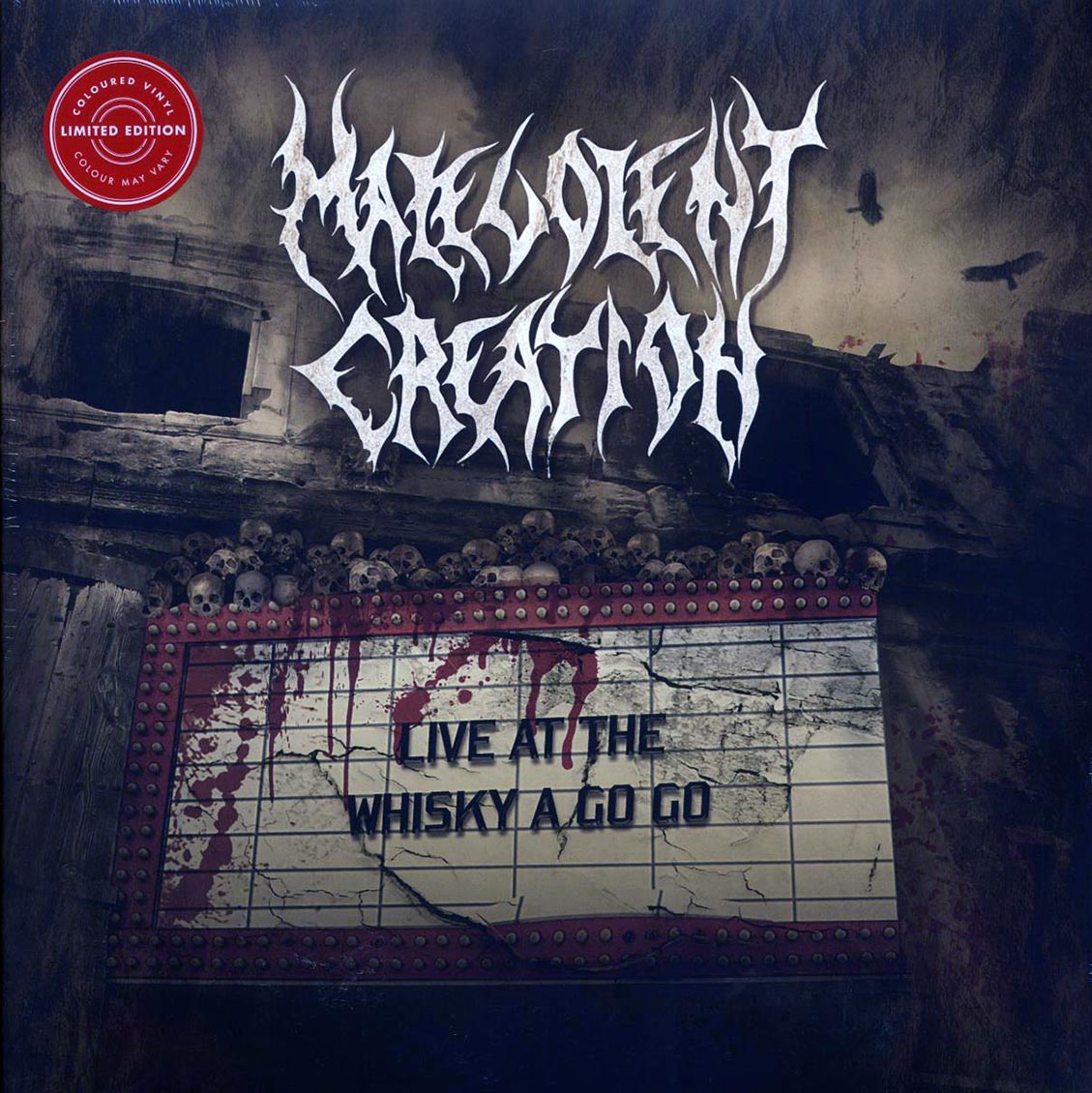 Malevolent Creation - Live At The Whiskey A Go Go (ltd. ed.) (2xLP) (clear vinyl) Vinyl Record