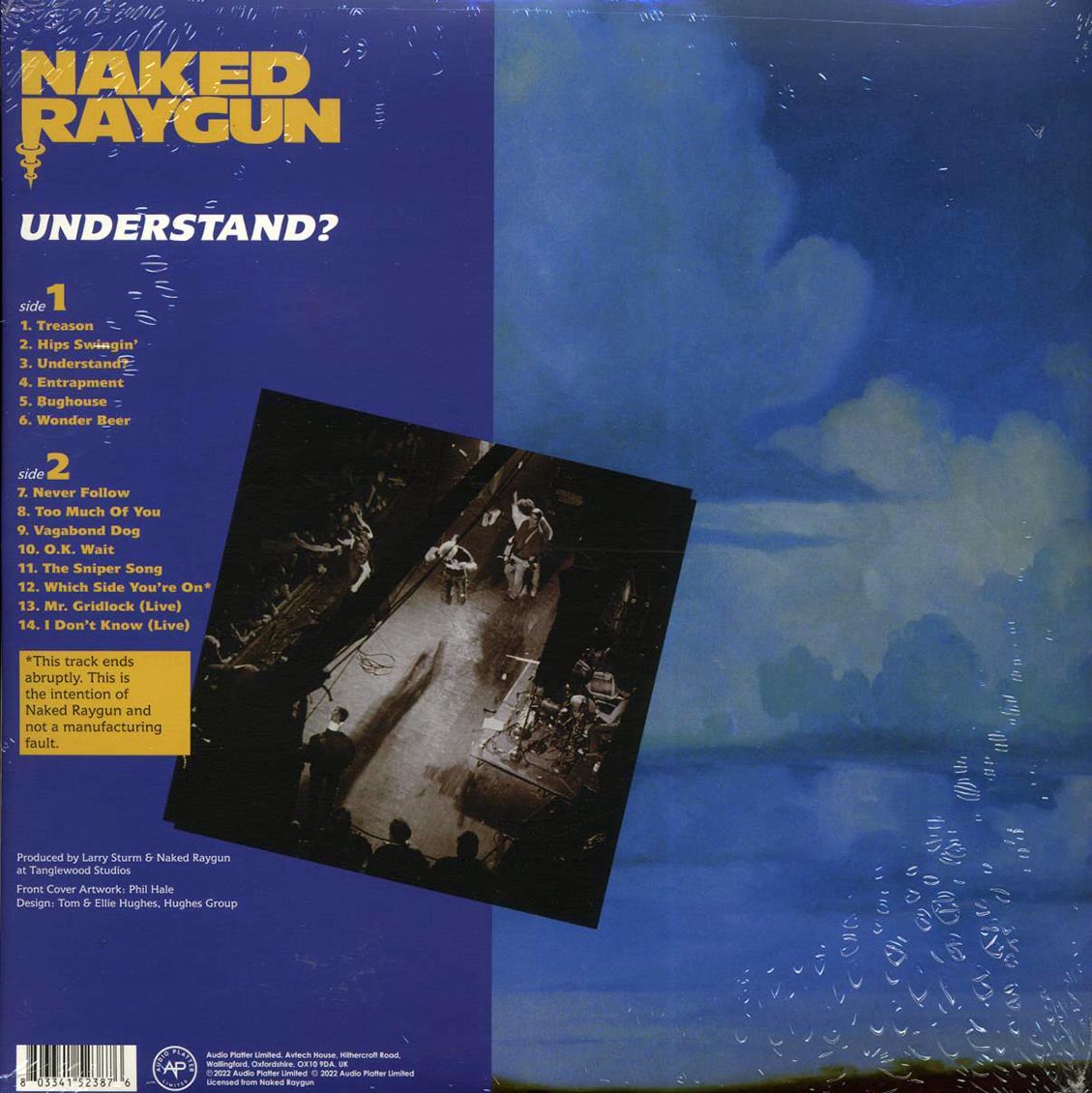 Naked Raygun - Understand? (ltd. ed.) (blue vinyl) Vinyl Record