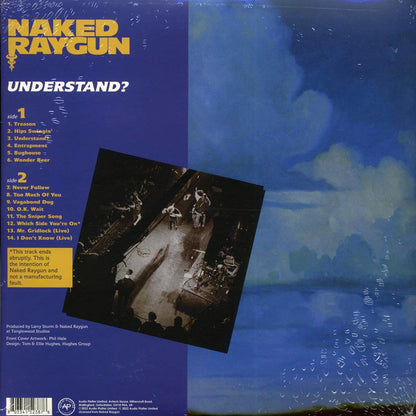 Naked Raygun - Understand? (ltd. ed.) (blue vinyl) Vinyl Record