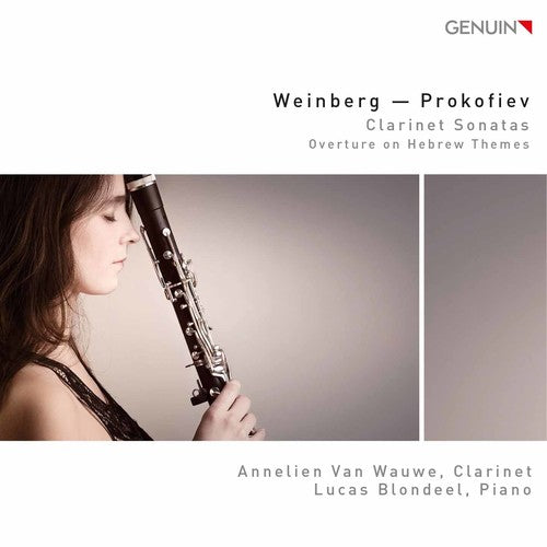 the album cover for Weinberg / Prokofiev / Van Wauwe / Blondeel / Laub - Clarinet Sonatas