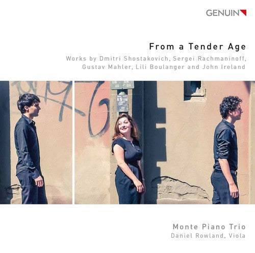 the album cover for Boulanger / Monte Piano Trio / Rowland - From a Tender Age