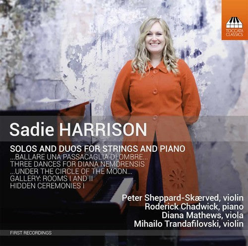 the album cover for Harrison / Skaerved / Chadwick / Mathews - Solos & Duets for Strings & Piano