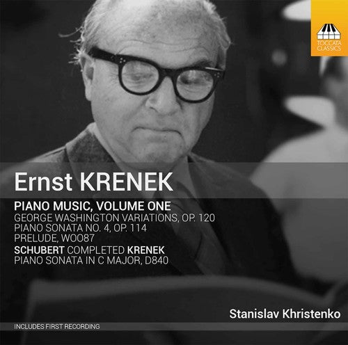 the album cover for Krenek / Stanislav Khristenko - Piano Music 1