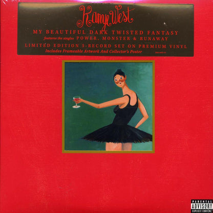 Kanye West - My Beautiful Dark Twisted Fantasy (ltd. ed.) (3xLP) Vinyl Record