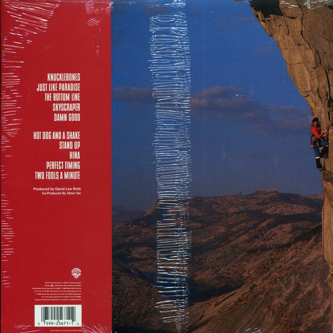 David Lee Roth - Skyscraper (1988 PRESS) (orig. press) (marked/ltd stock) Vinyl Record