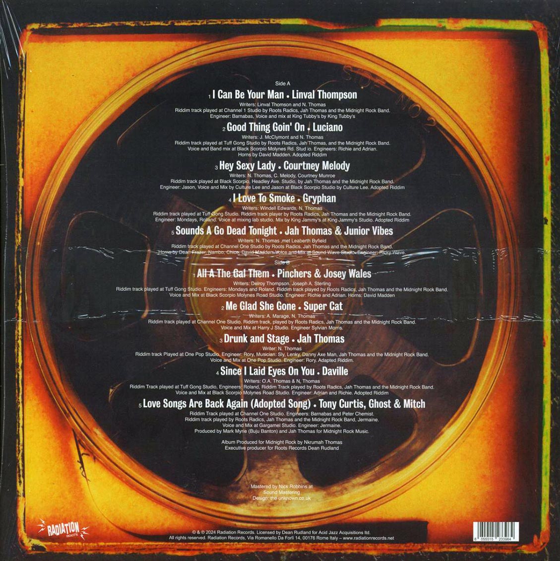 Linval Thompson, Josey Wales, Jah Thomas, Etc. - Midnight Rock's Secret Tapes Vinyl Record