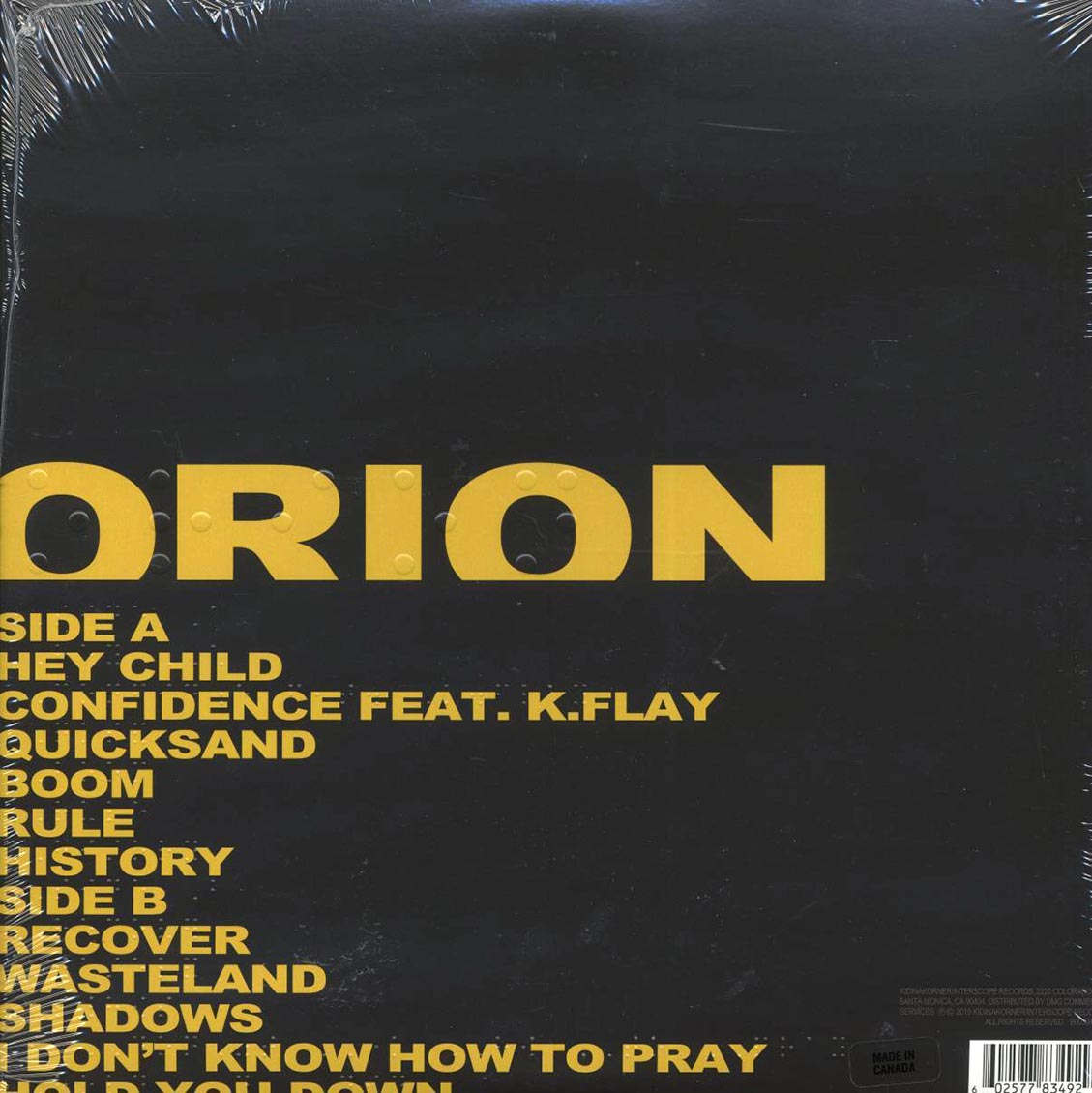 X Ambassadors - Orion Vinyl Record