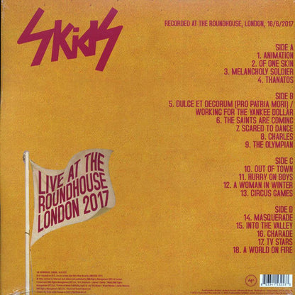 Skids - Live At Roundhouse London 2017 (ltd. ed.) (2xLP) (clear vinyl) Vinyl Record