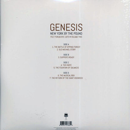 Genesis - New York By The Pound Volume 2: Felt Forum NYC 1973 (2xLP) Vinyl Record