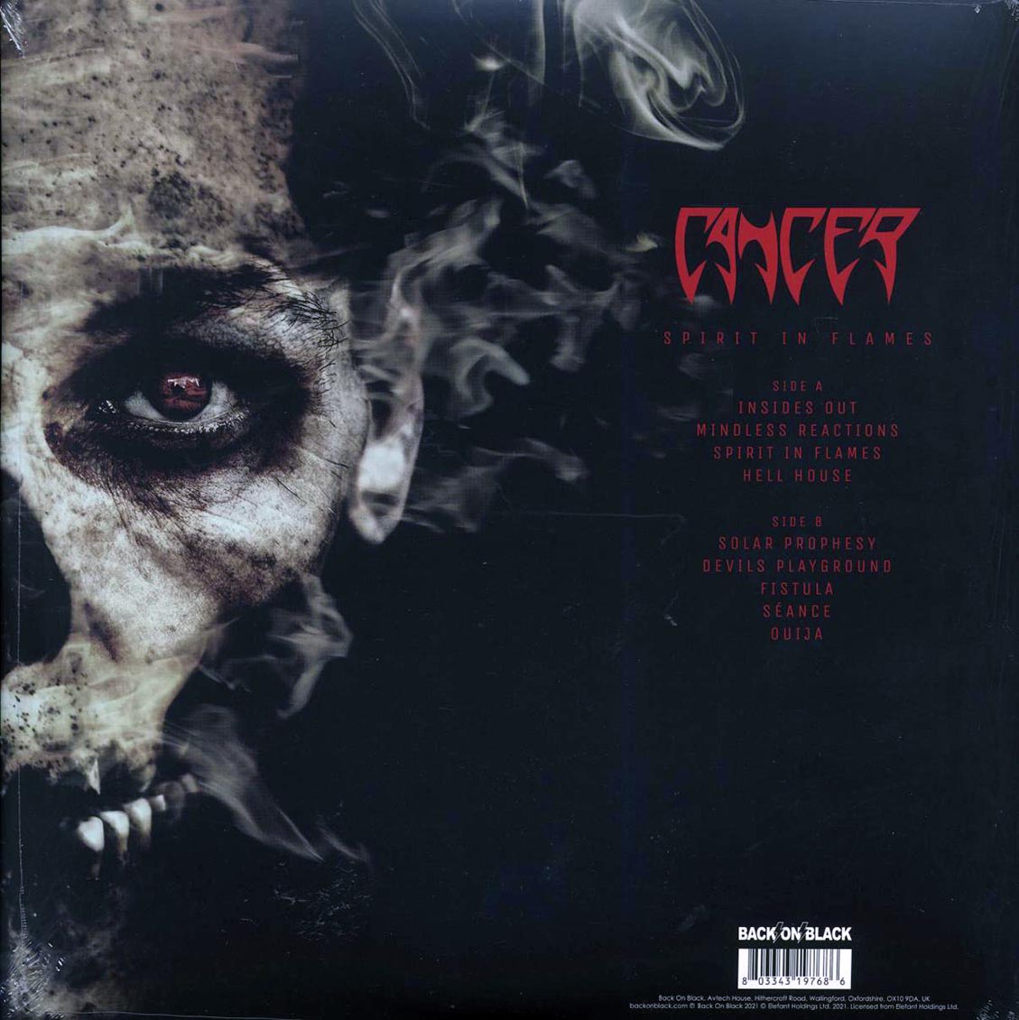 Cancer - Spirit In Flames (ltd. ed.) (red vinyl) Vinyl Record