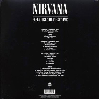 Nirvana Feels Like The First Time ltd. ed. 2xLP clear Vinyl Record