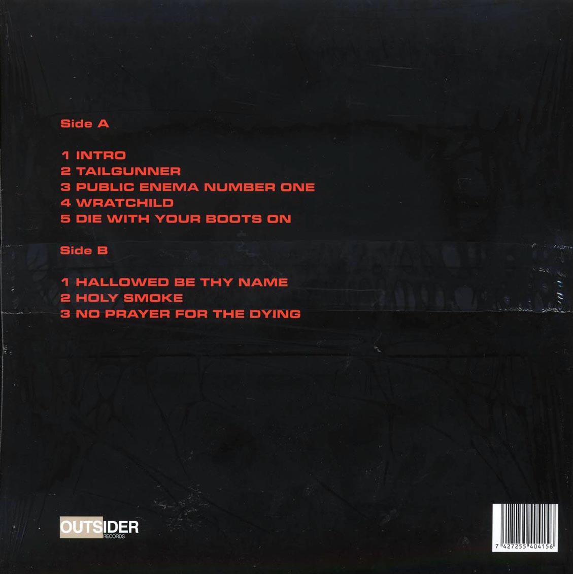 Iron Maiden Wembley Arena 1990 Volume 1 red Vinyl Record