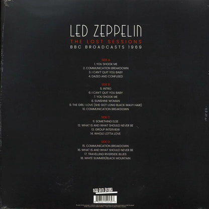 Led Zeppelin The Lost Sessions: BBC Broadcasts 1969 2xLP Vinyl Record