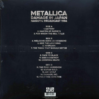 Metallica Damage In Japan: Nagoya Broadcast 1986 2xLP Vinyl Record