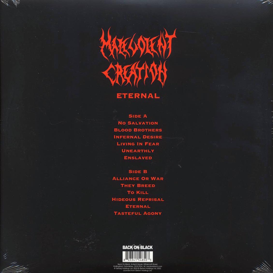 Malevolent Creation - Eternal (ltd. ed.) (grey vinyl) Vinyl Record