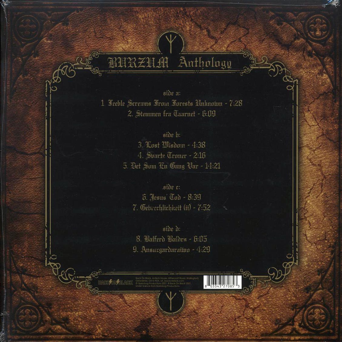 Burzum - Anthology (ltd. ed.) (2xLP) (picture disc) Vinyl Record
