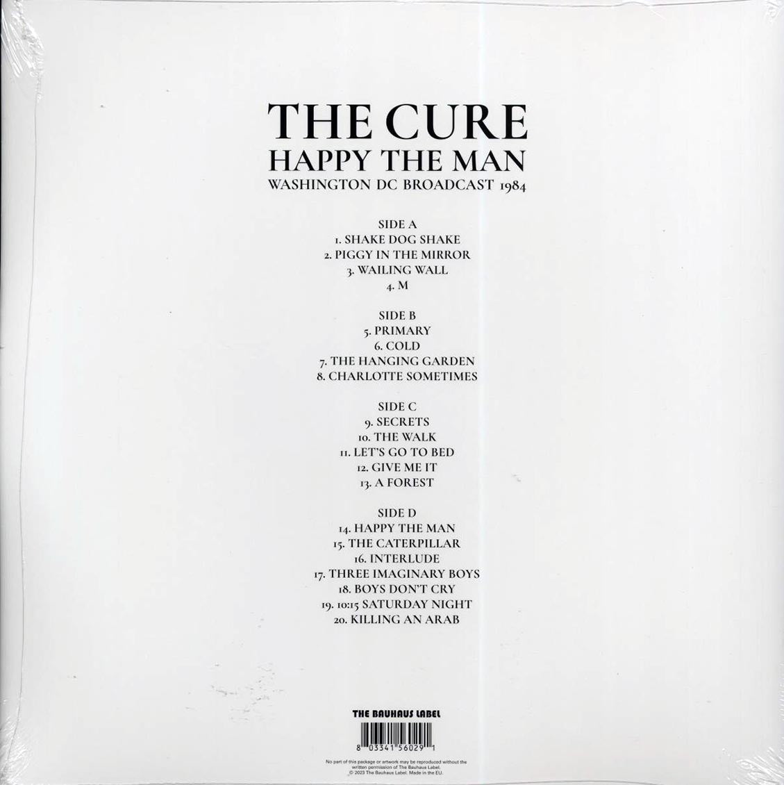The Cure Happy The Man: Washington DC Broadcast 1984 2xLP Vinyl Record