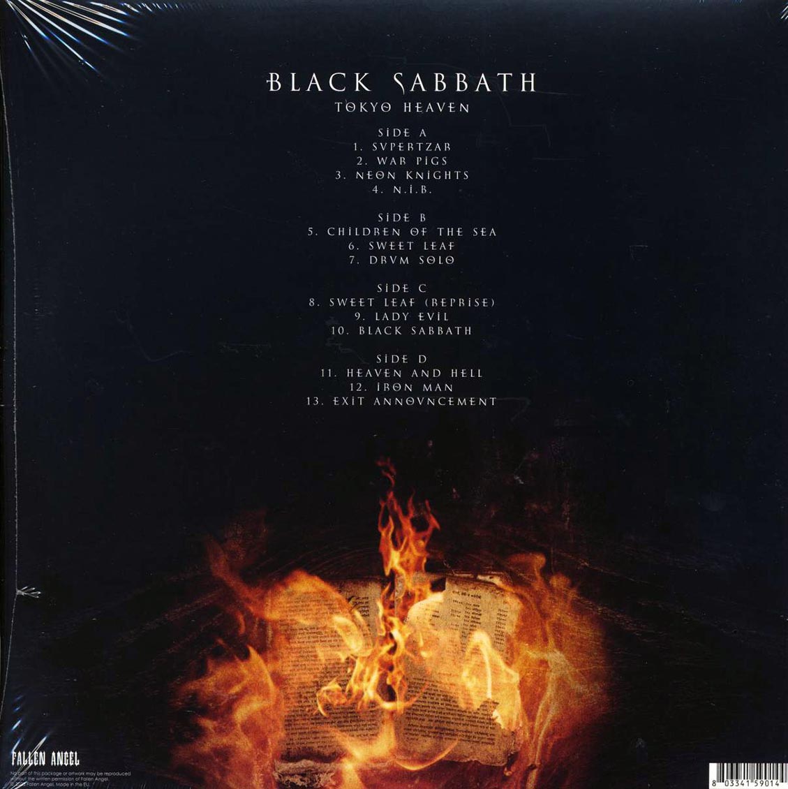 Black Sabbath - Tokyo Heaven: Nakano Sun Plaza Hall, Tokyo, Japan, Nov 18, 1980 (2xLP) Vinyl Record