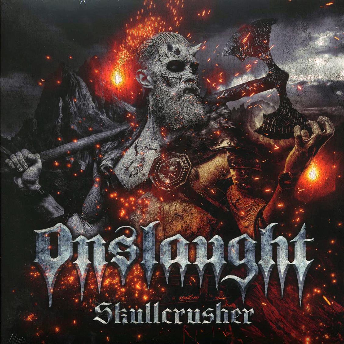 Onslaught - Skullcrusher (ltd. ed.) (white/red splatter vinyl) Vinyl Record