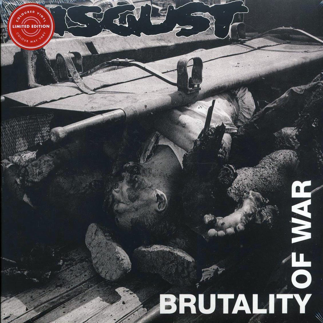 Disgust - Brutality Of War (ltd. ed.) (red/black splatter vinyl) Vinyl Record