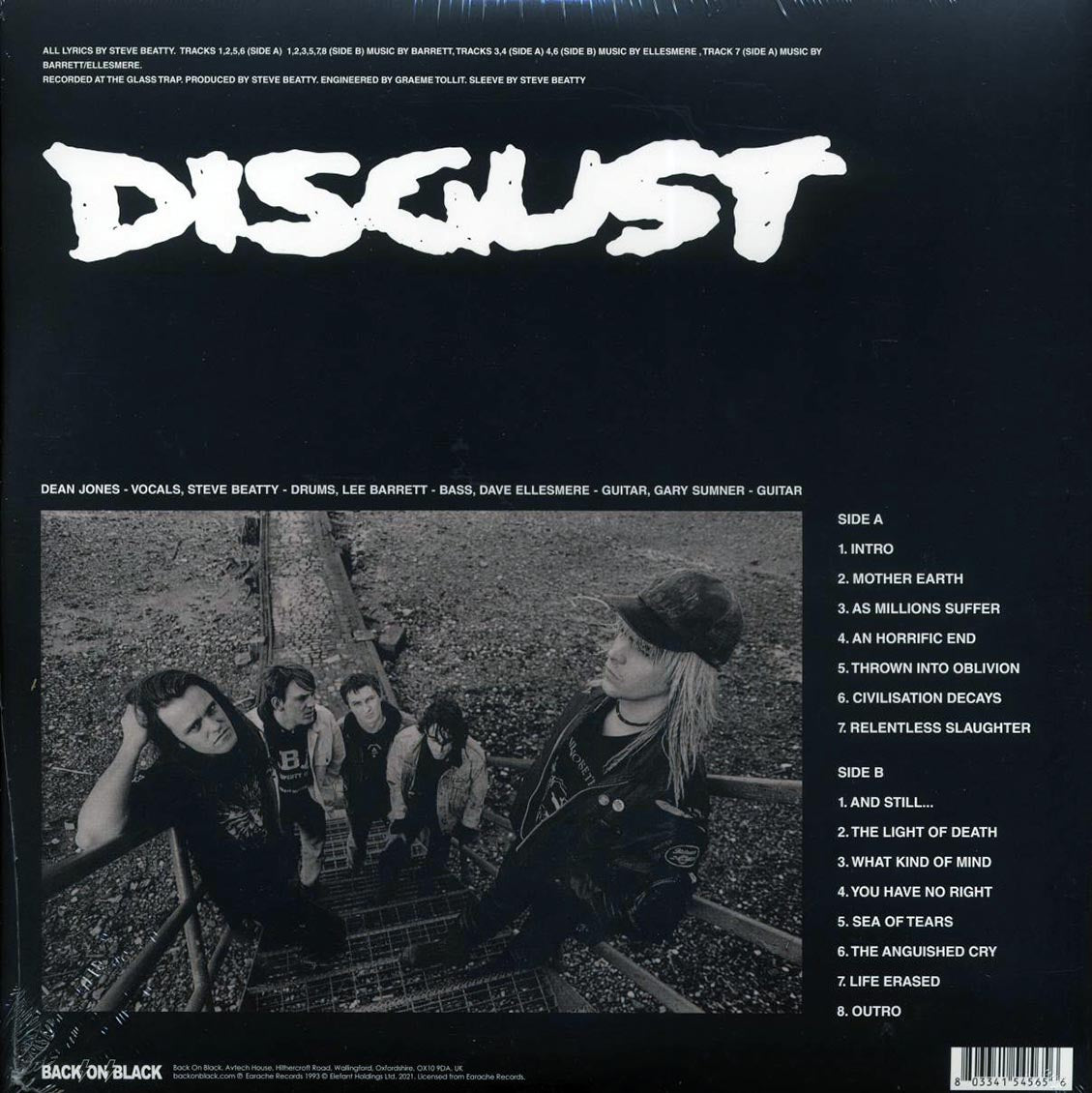 Disgust - Brutality Of War (ltd. ed.) (red/black splatter vinyl) Vinyl Record
