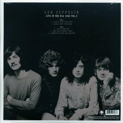Led Zeppelin Live In The USA 1969 Volume 2 Vinyl Record