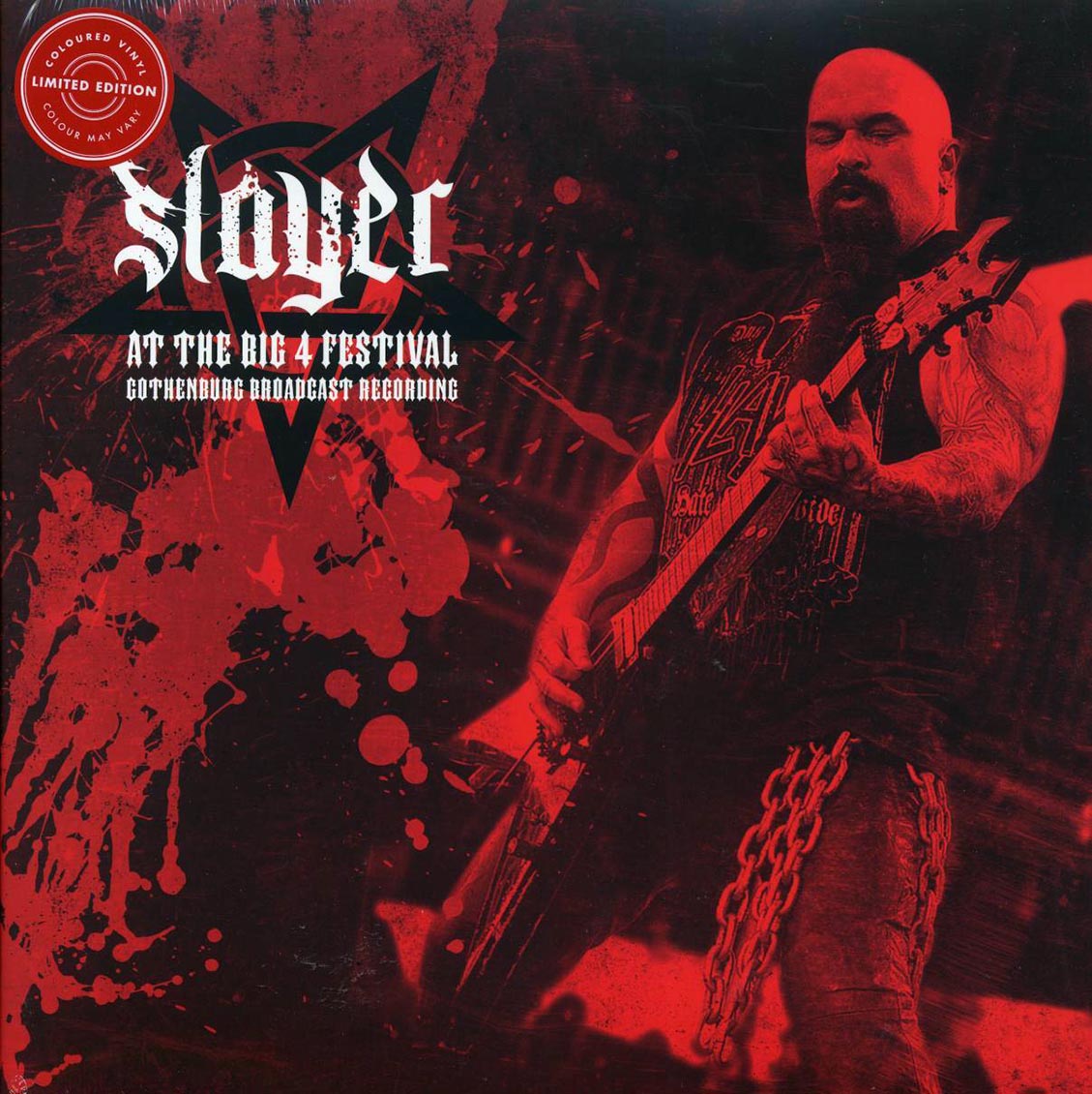 Slayer - At The Big 4 Festival: Gothenburg Broadcast Recording (ltd. ed.) (clear/red splatter vinyl) Vinyl Record