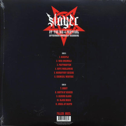Slayer - At The Big 4 Festival: Gothenburg Broadcast Recording (ltd. ed.) (clear/red splatter vinyl) Vinyl Record