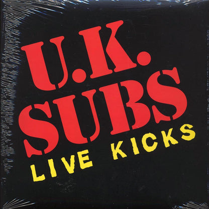 UK Subs Live Kicks ltd. ed. orange Vinyl Record