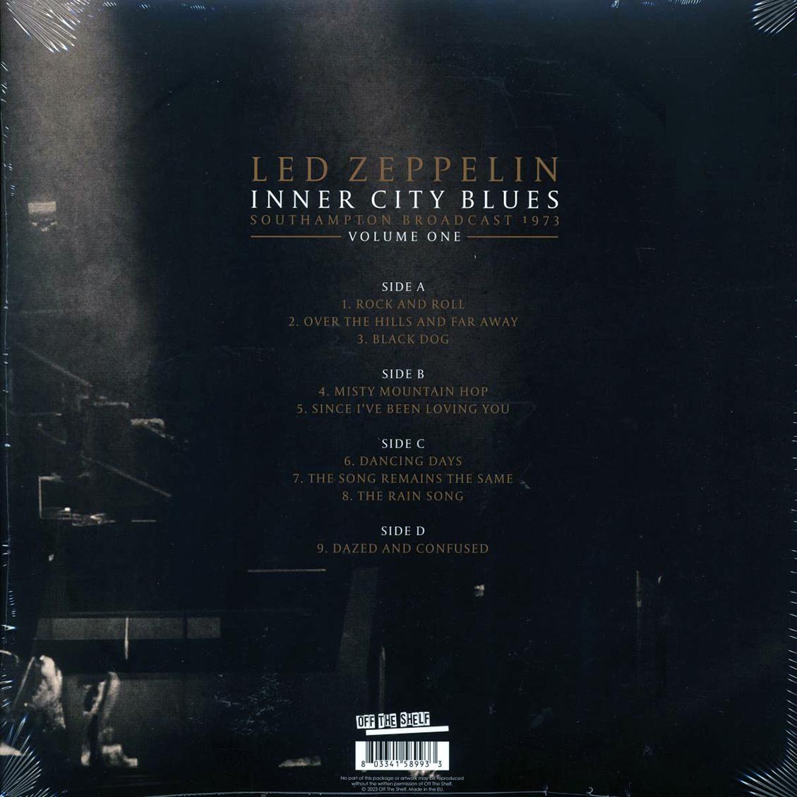 Led Zeppelin - Inner City Blues Volume 1: Southampton Broadcast 1973 (2xLP) Vinyl Record