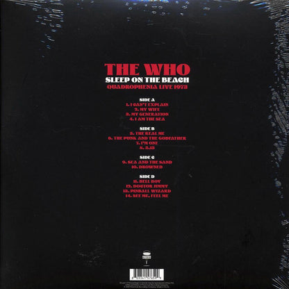 The Who Sleep On The Beach: Quadrophenia Live 1973 2xLP Vinyl Record