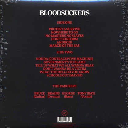 The Varukers - Bloodsuckers (ltd. ed.) (clear vinyl) Vinyl Record