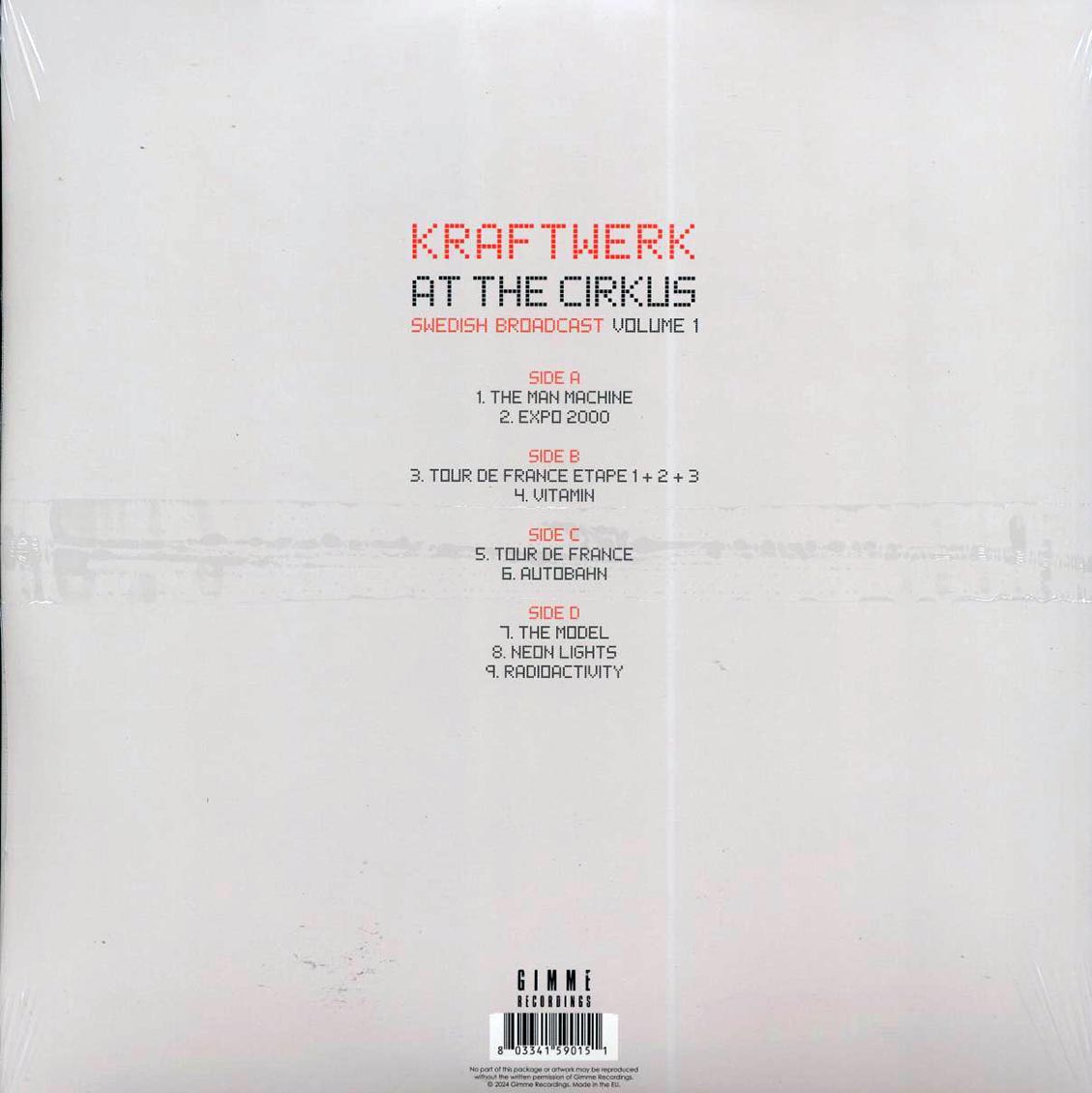 Kraftwerk - At The Cirkus Volume 1: Swedish Broadcast (ltd. ed.) (2xLP) (red vinyl) Vinyl Record