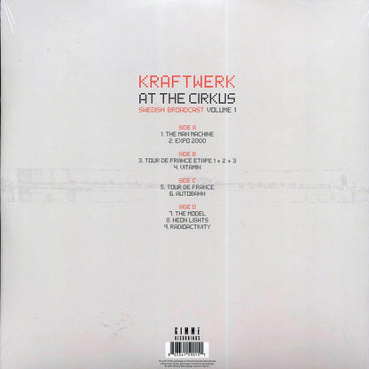 Kraftwerk - At The Cirkus Volume 1: Swedish Broadcast (ltd. ed.) (2xLP) (red vinyl) Vinyl Record