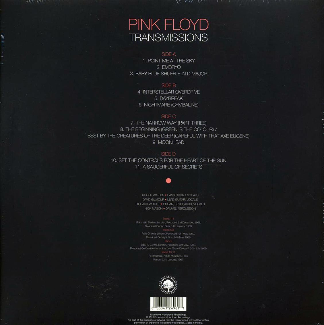 Pink Floyd - Transmissions (2xLP) Vinyl Record
