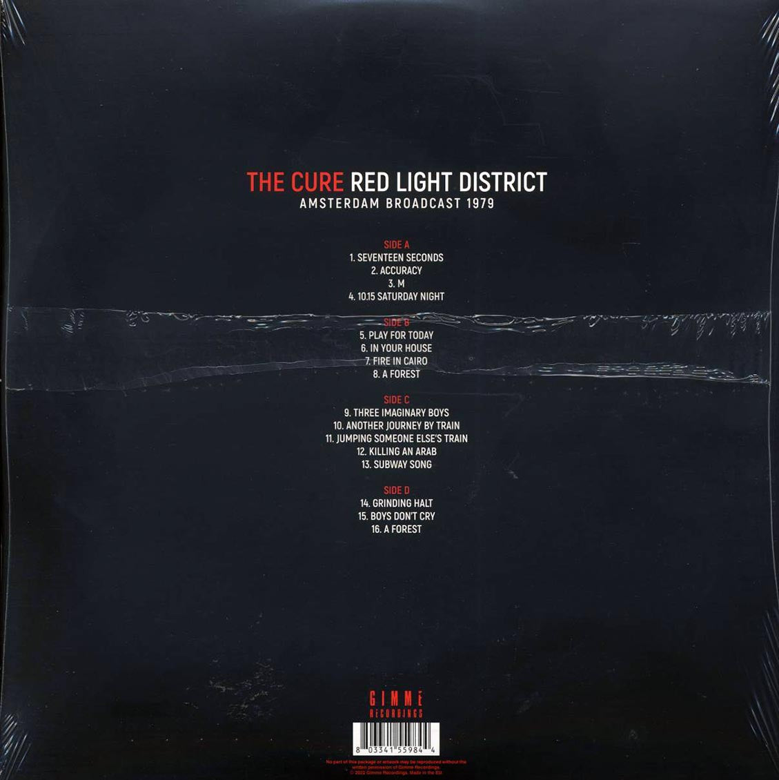 The Cure Red Light District: Amsterdam Broadcast 1979 2xLP Vinyl Record