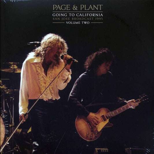 Jimmy Page, Robert Plant Page & Plant Going To California Volume 2: San Jose Broadcast 1995 ltd. ed. 2xLP red Vinyl Record