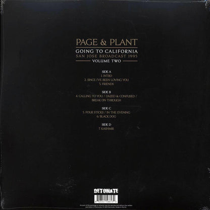 Jimmy Page, Robert Plant - Page & Plant Going To California Volume 2: San Jose Broadcast 1995 (ltd. ed.) (2xLP) (red vinyl) Vinyl Record
