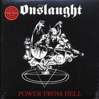 Onslaught - Power From Hell (ltd. ed.) (white/red splatter vinyl) Vinyl Record