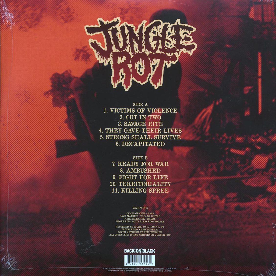 Jungle Rot - War Zone (ltd. ed.) (red vinyl) Vinyl Record