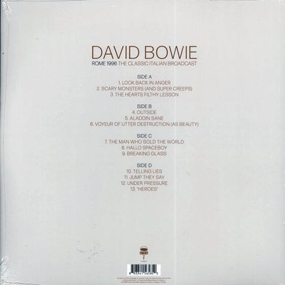 David Bowie - Rome 1996: The Classic Italian Broadcast (2xLP) Vinyl Record