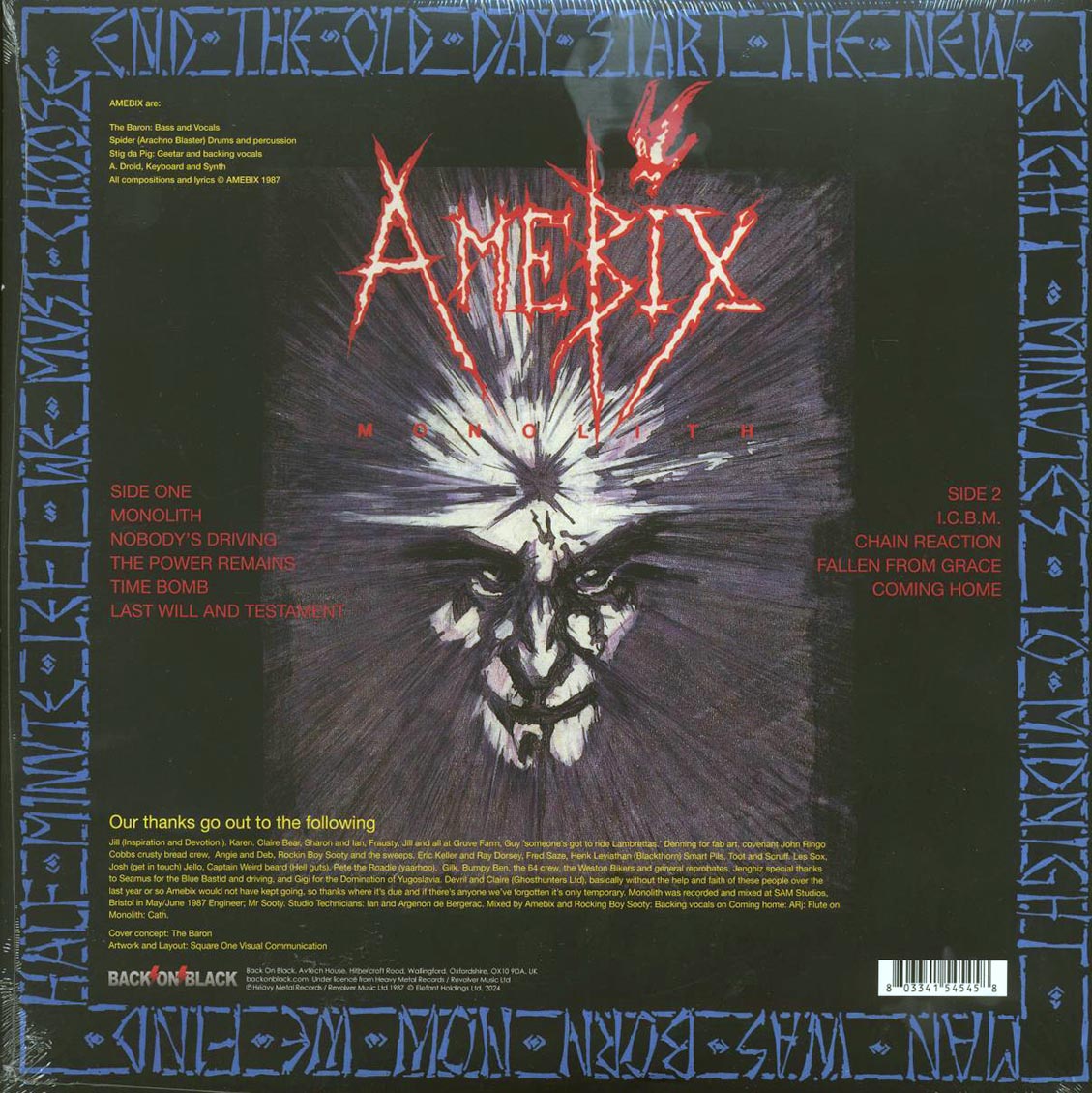 Amebix - Monolith (ltd. ed.) (red vinyl) Vinyl Record