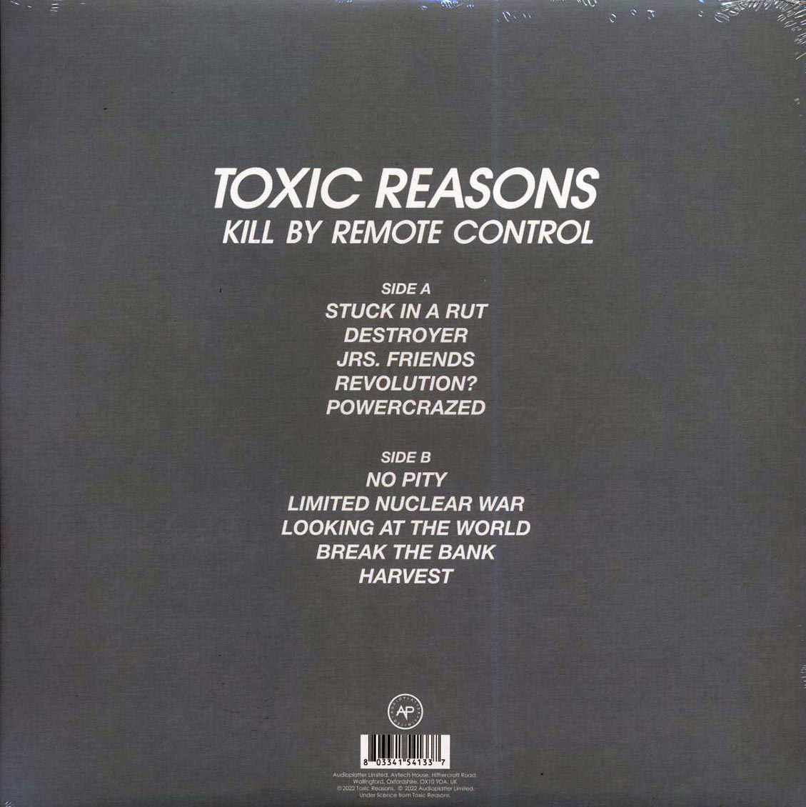 Toxic Reasons - Kill By Remote Control (ltd. ed.) (grey vinyl) Vinyl Record
