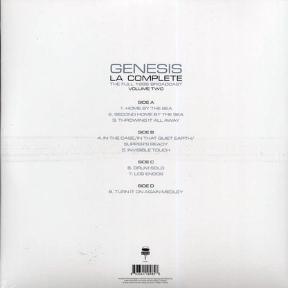 Genesis LA Complete Volume 2: The Full 1986 Broadcast 2xLP Vinyl Record